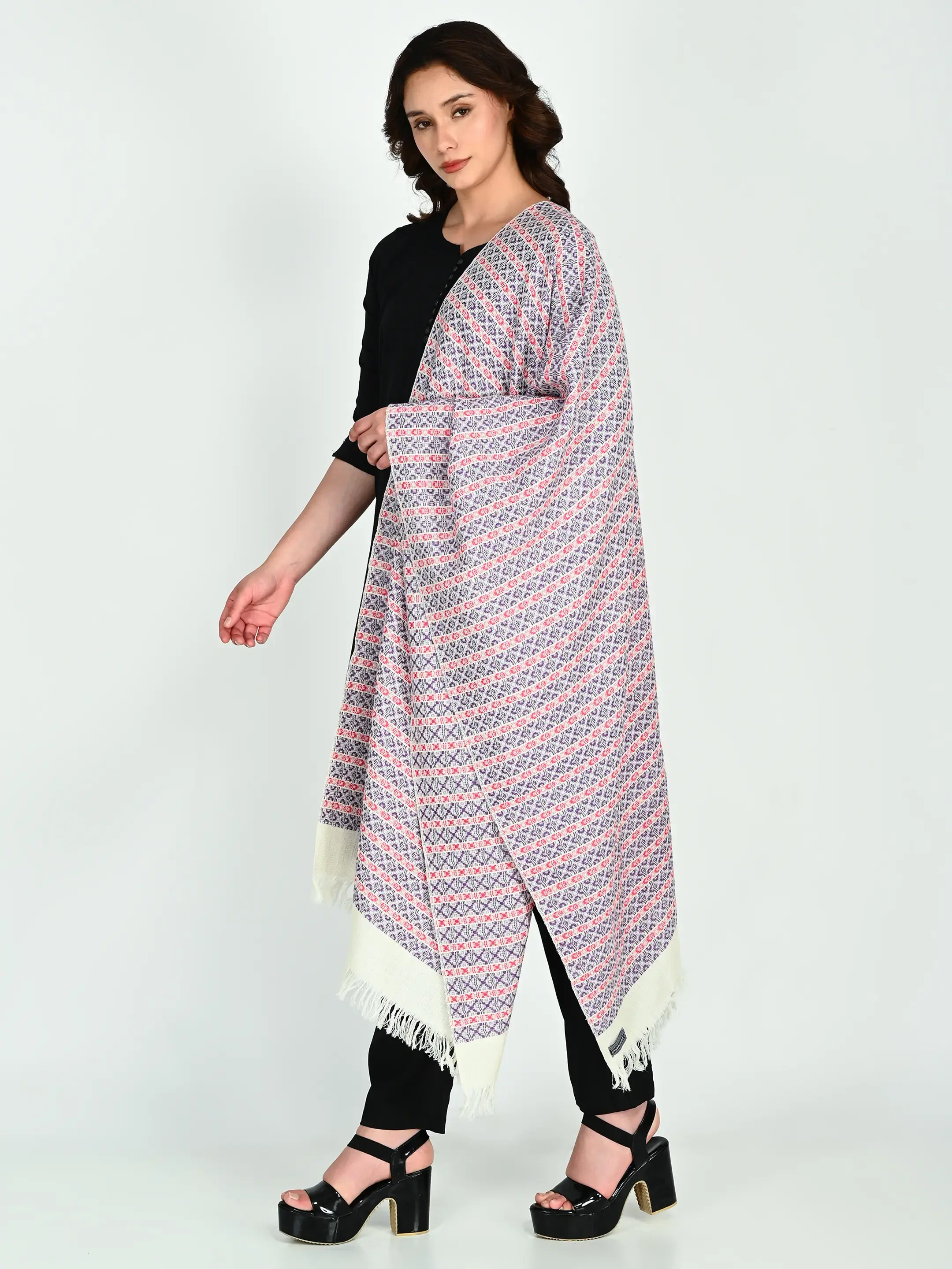 Image 2 of Merino Handwoven Stole
