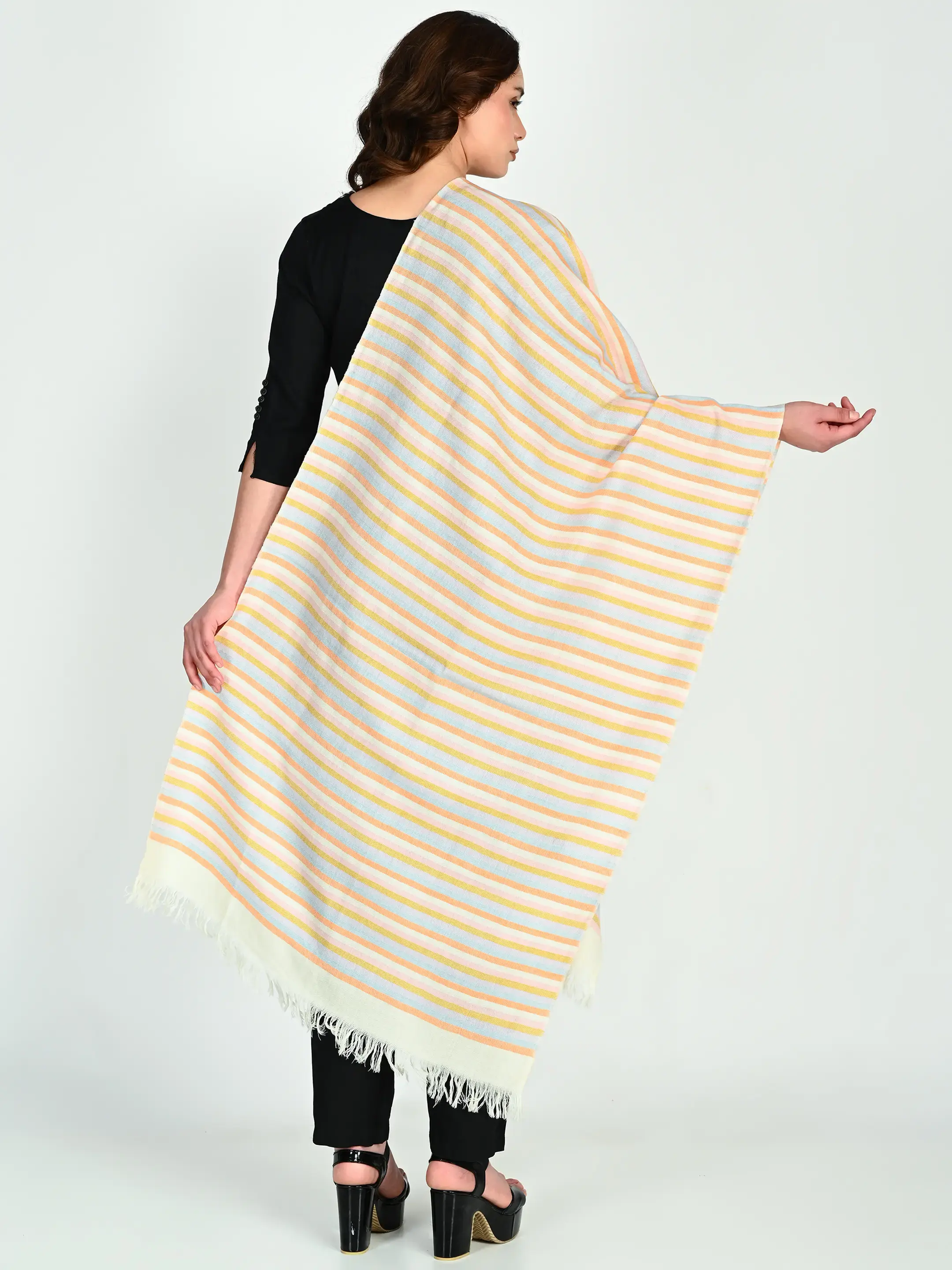 Image 1 of Merino Handwoven Stole