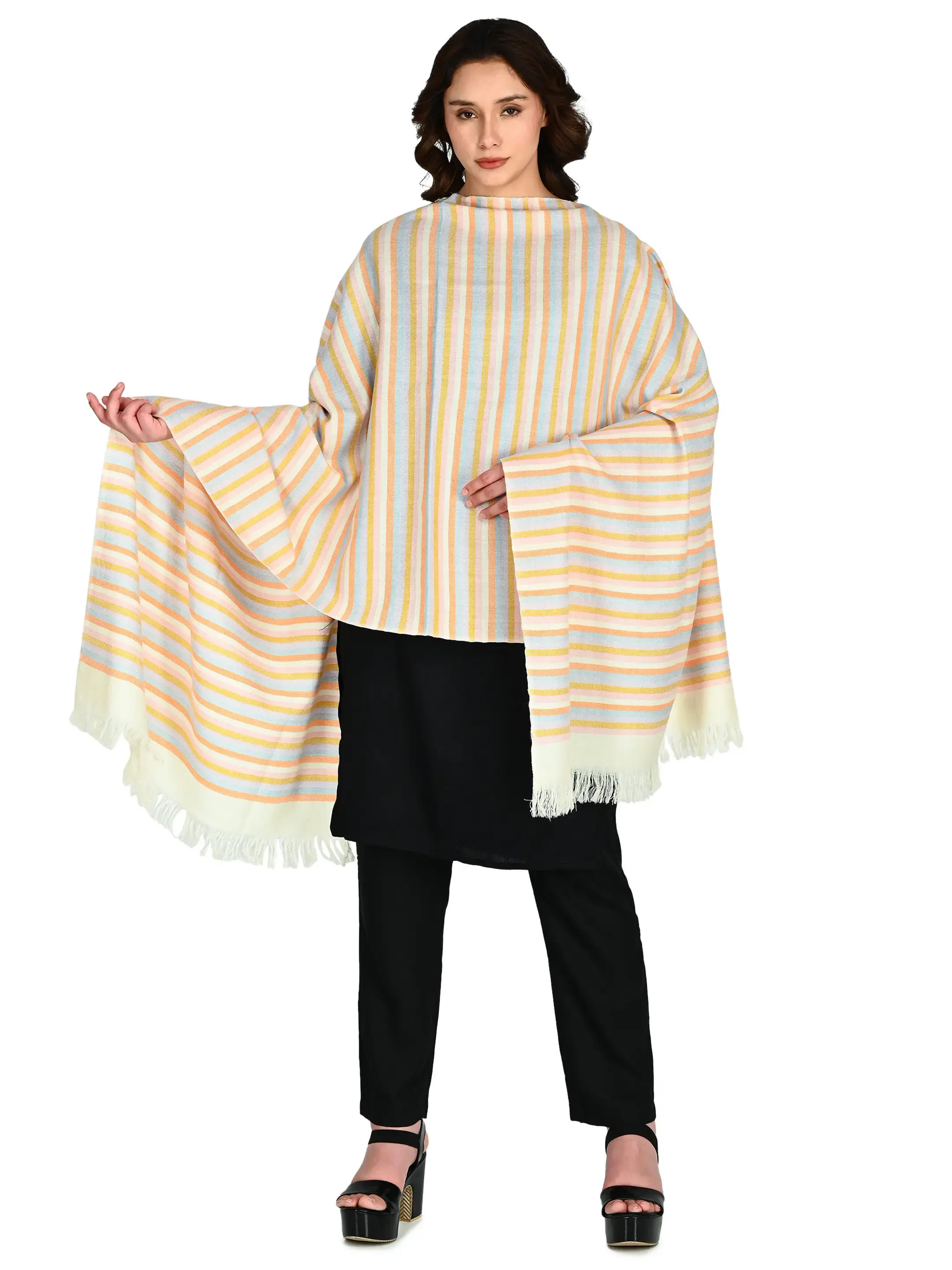 Image 4 of Merino Handwoven Stole