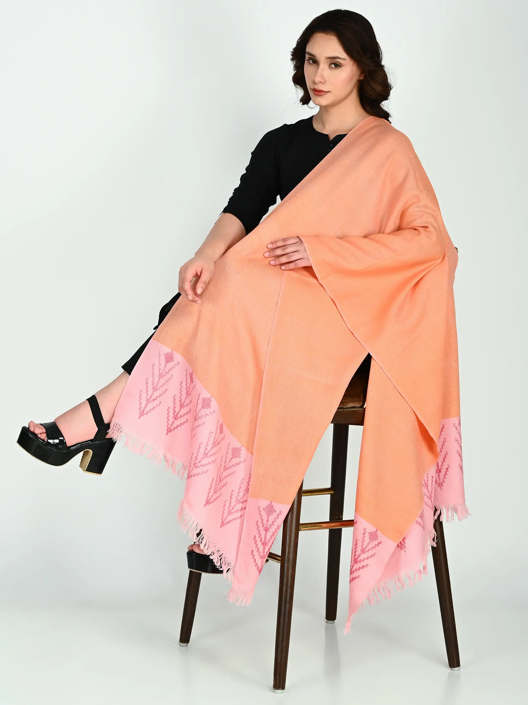Image 6 of Merino Handwoven Stole