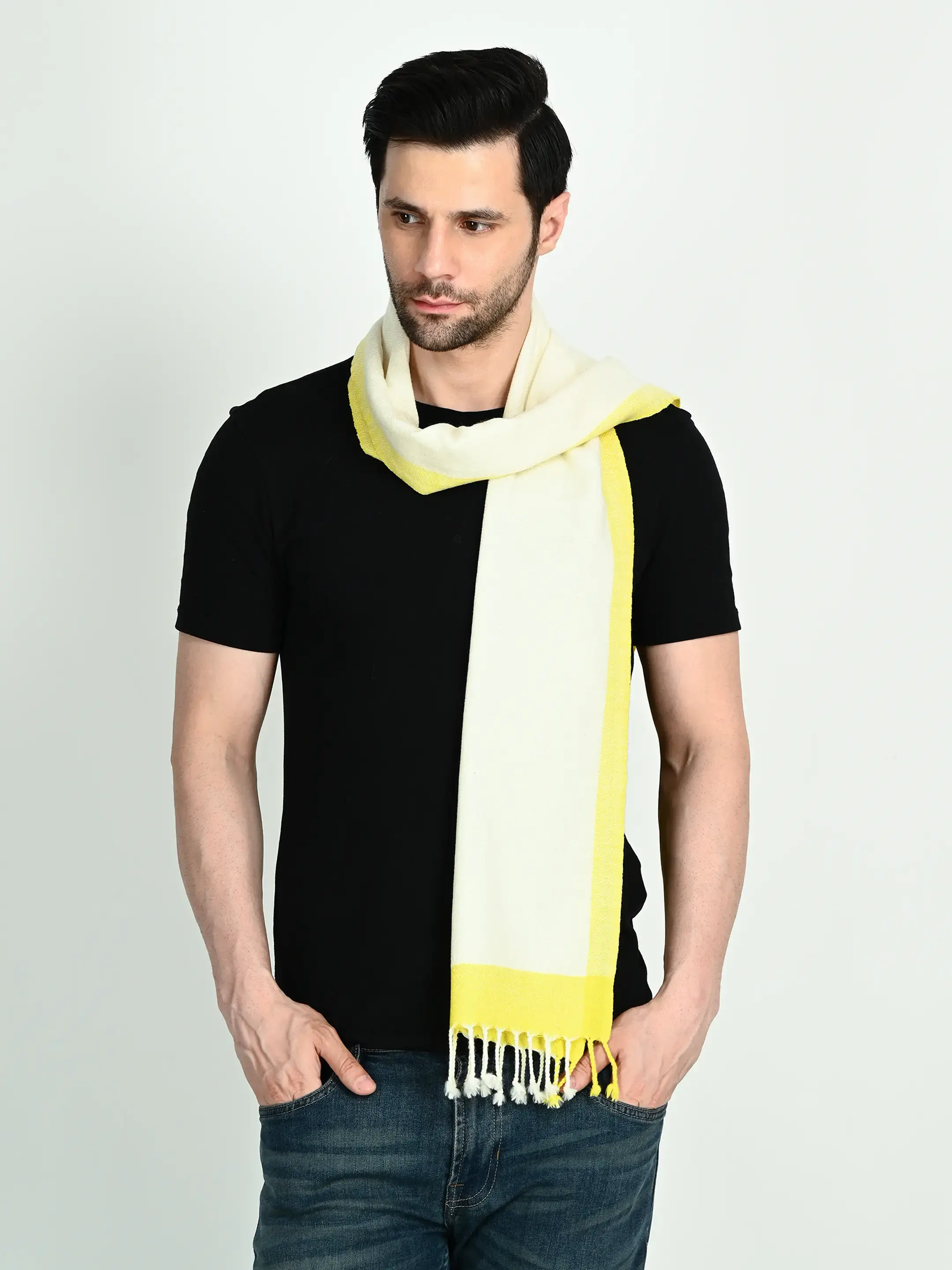 Image 2 of Merino Tops Handwoven Scarf
