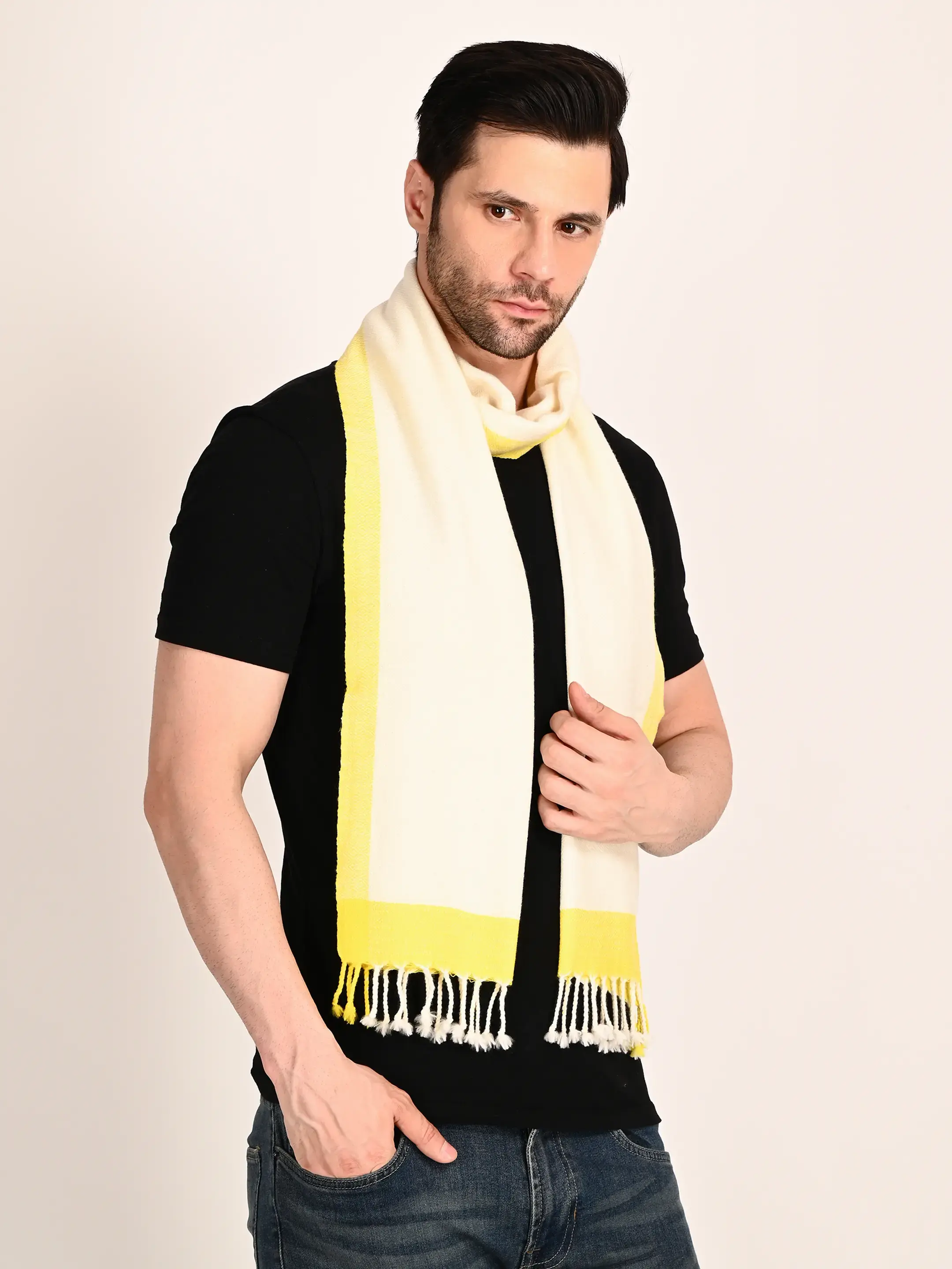 Image 3 of Merino Tops Handwoven Scarf