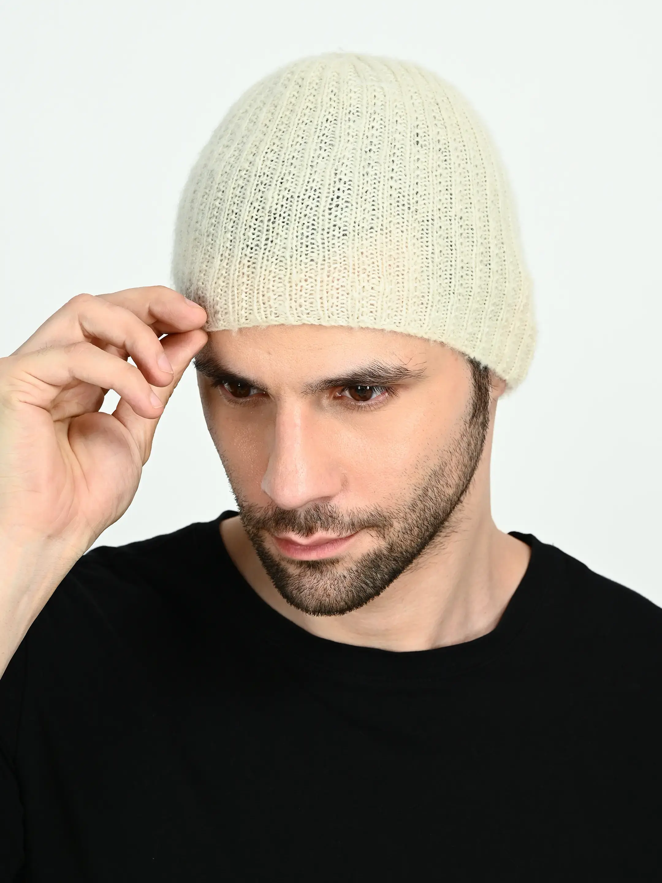 Image 2 of Pashmina Handknitted Cap
