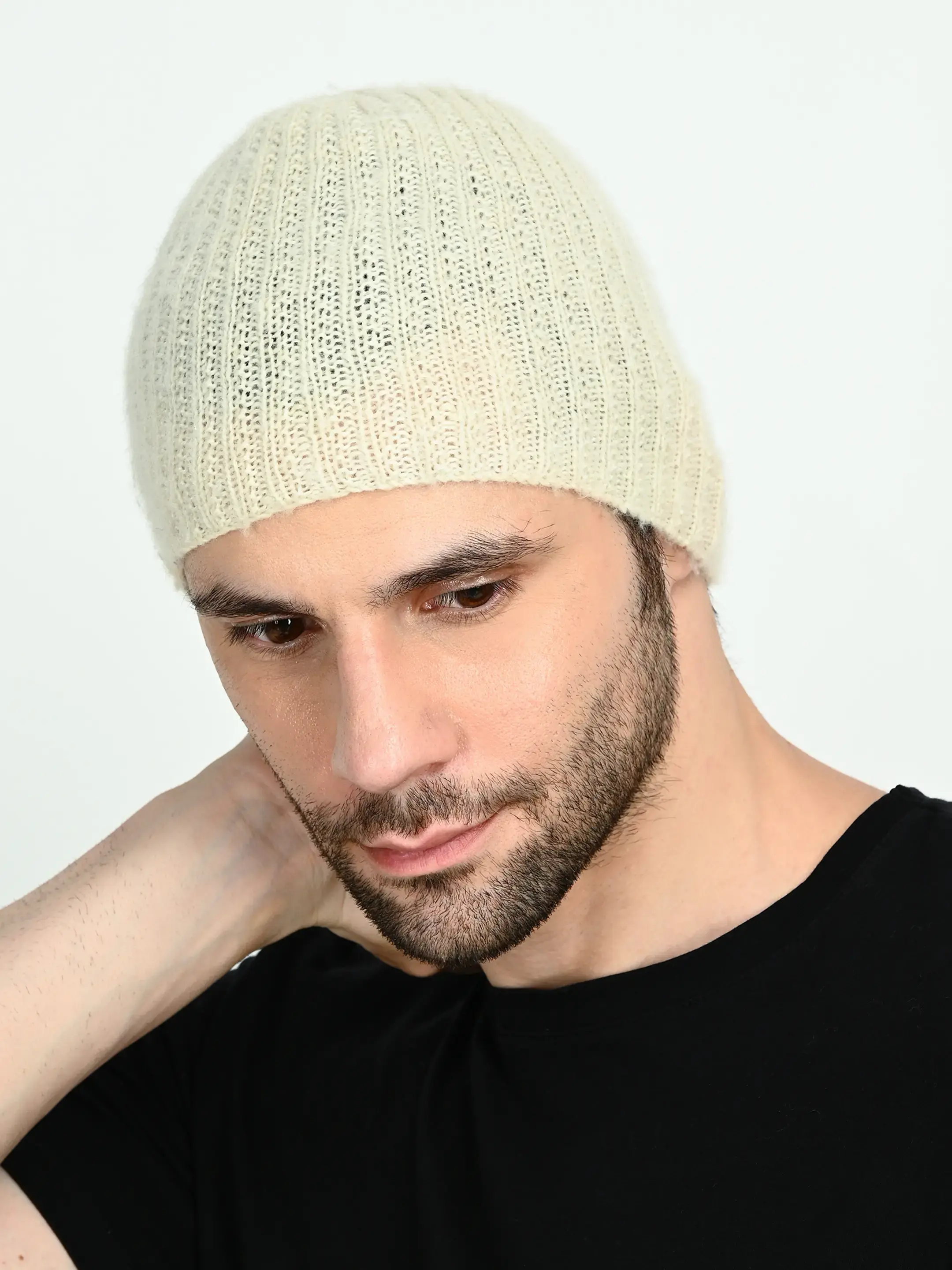 Image 4 of Pashmina Handknitted Cap
