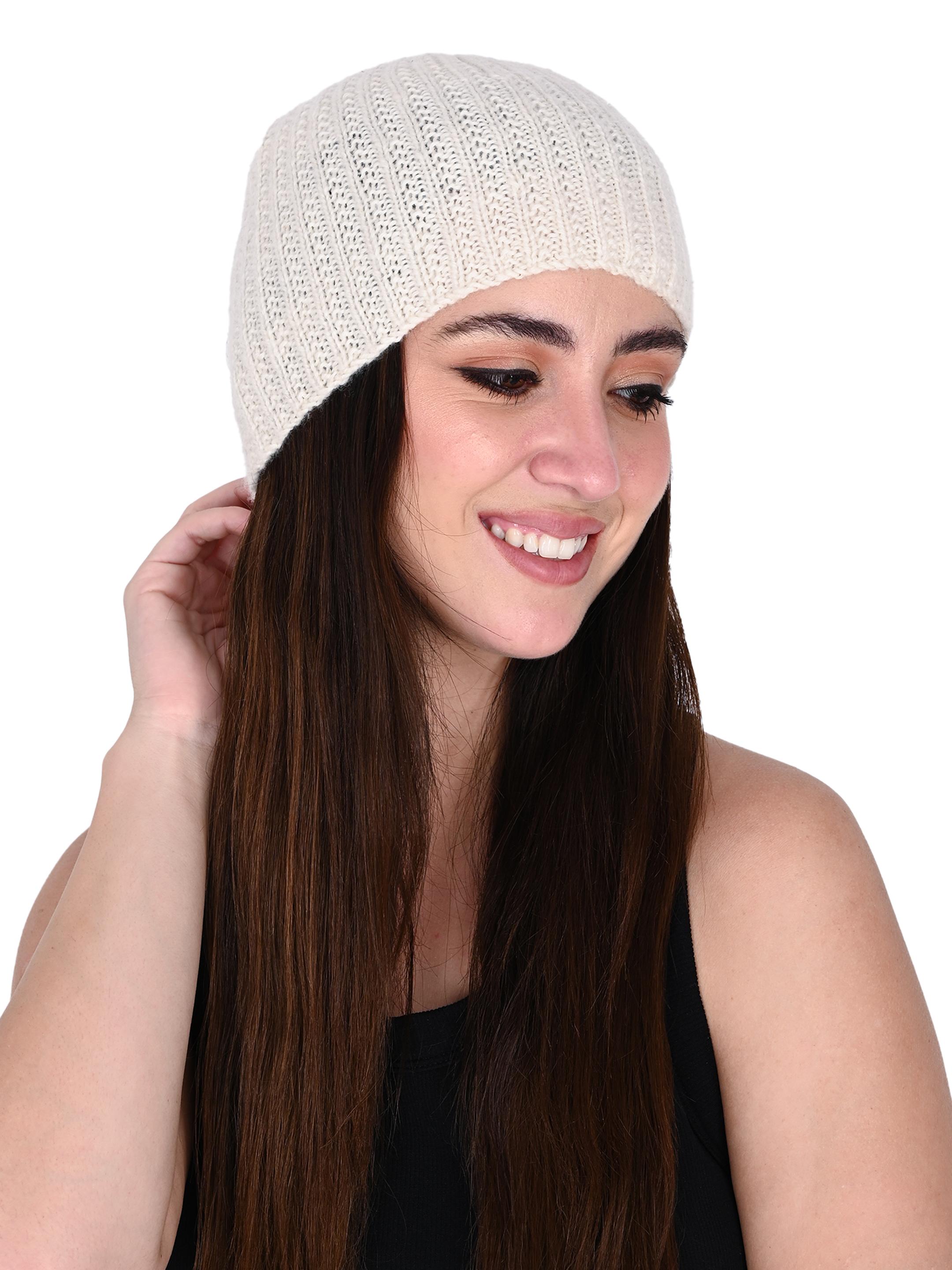 Image 1 of Pashmina Handknitted Cap