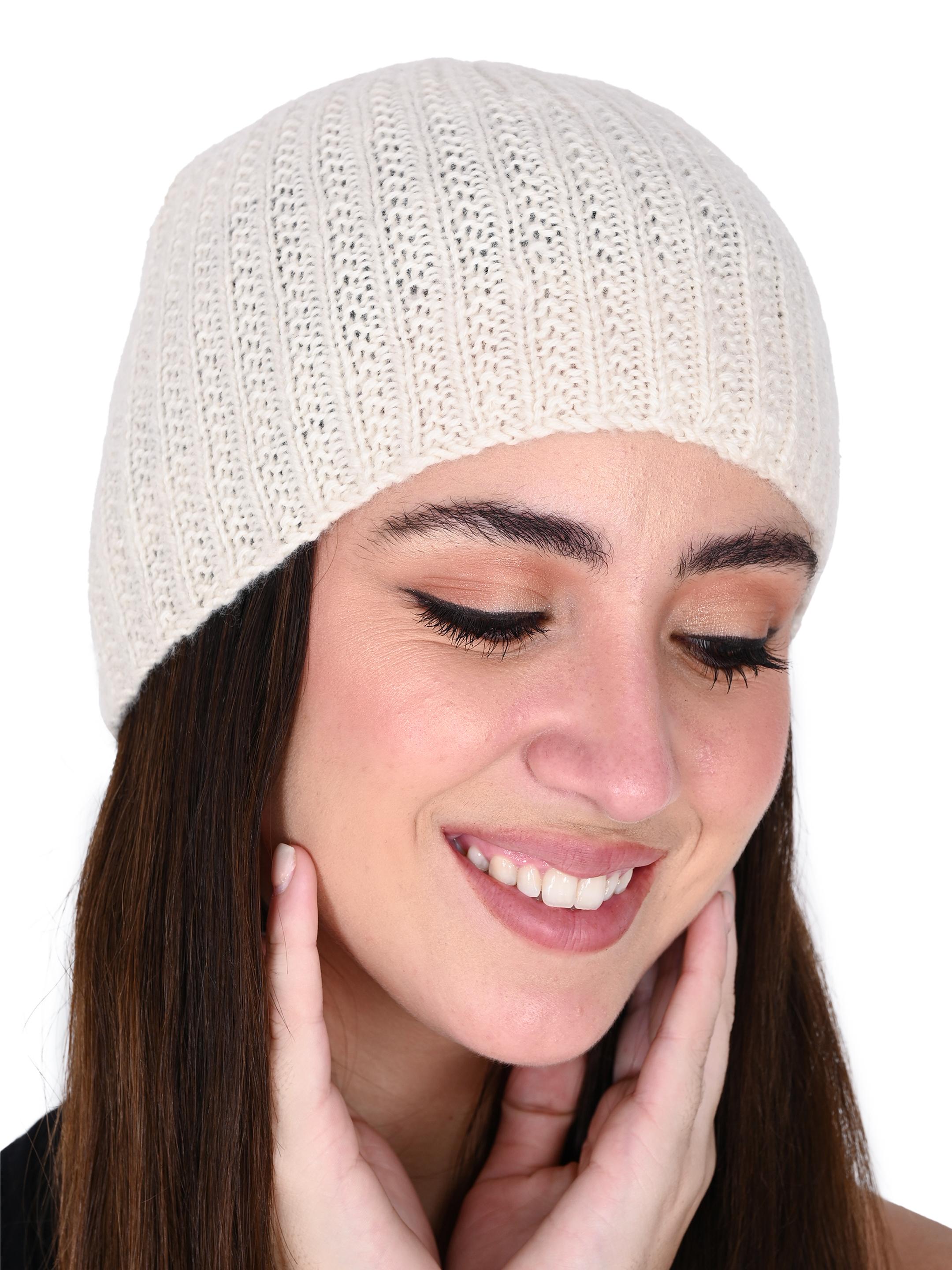Image 3 of Pashmina Handknitted Cap
