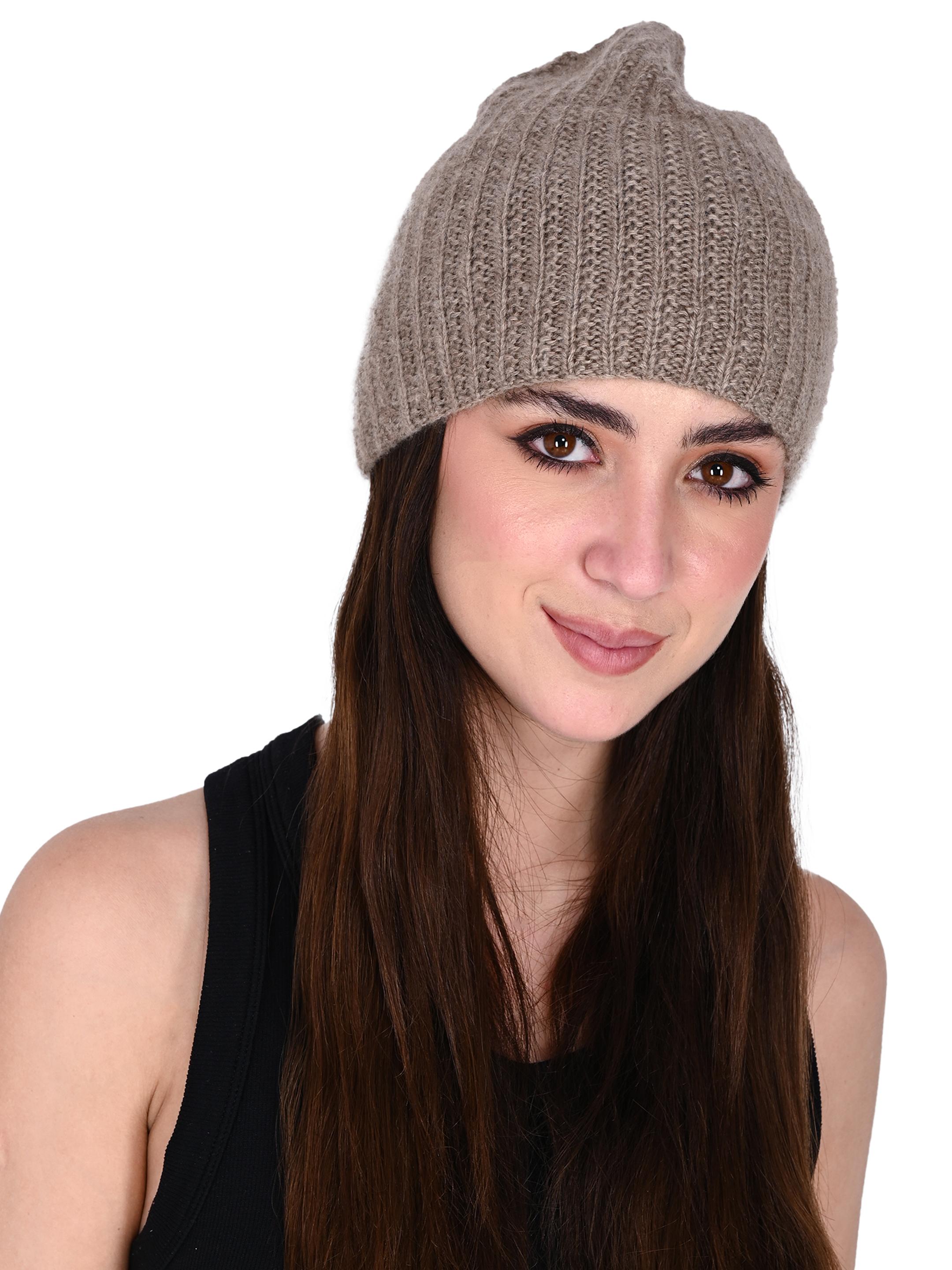 Image 1 of Pashmina Handknitted Cap