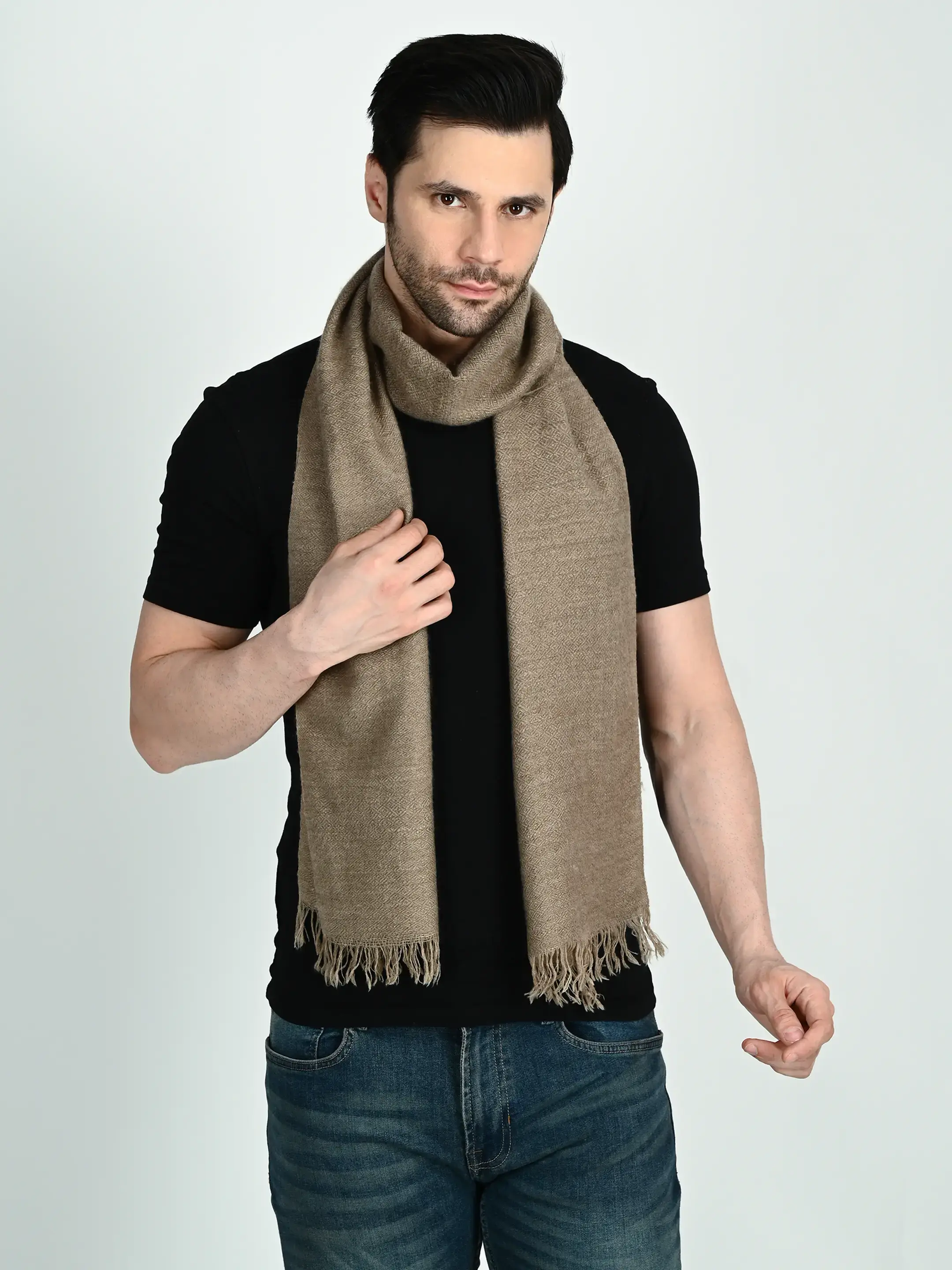 Image 3 of Pashmina Handwoven Scarf