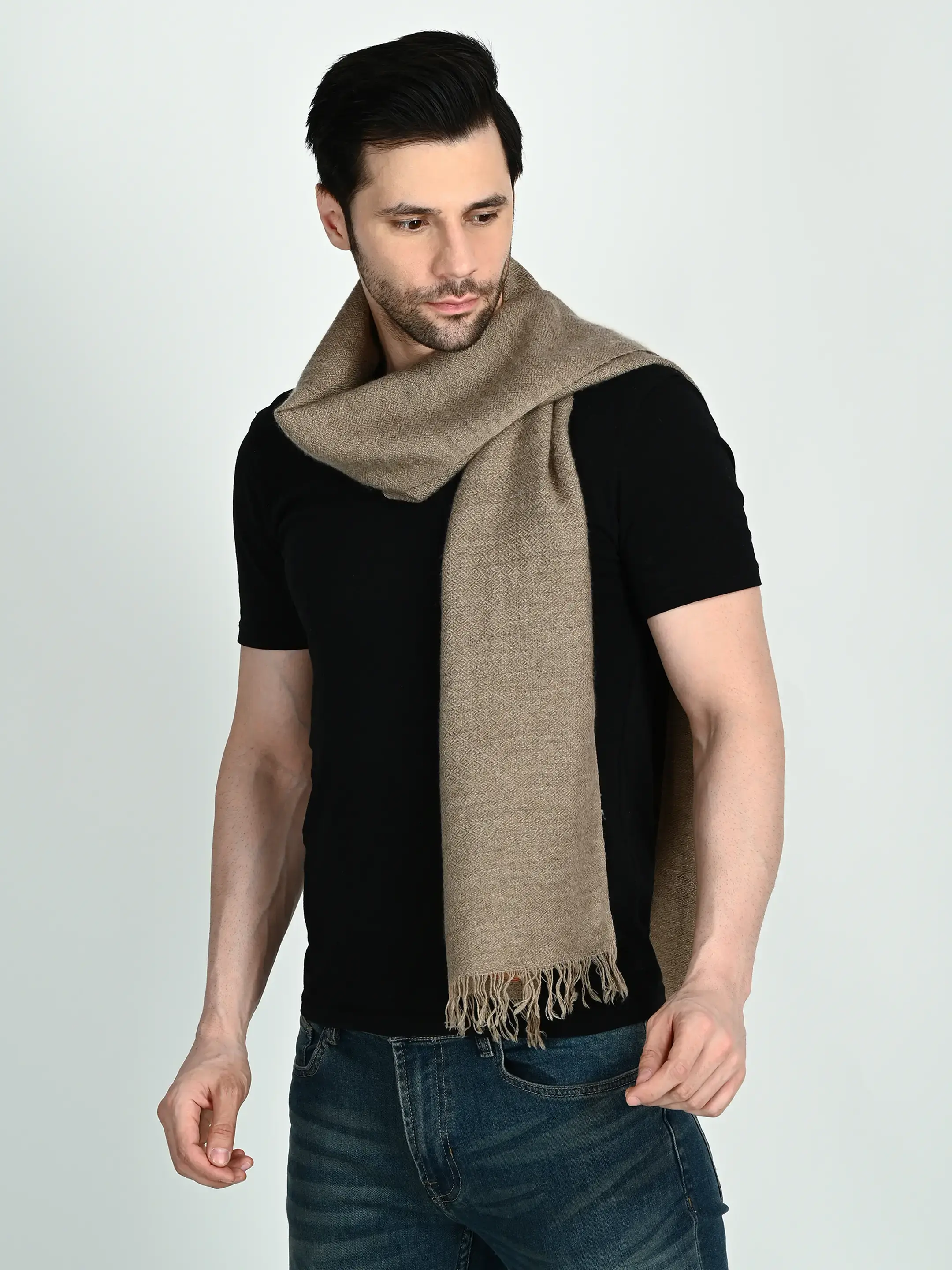 Image 4 of Pashmina Handwoven Scarf