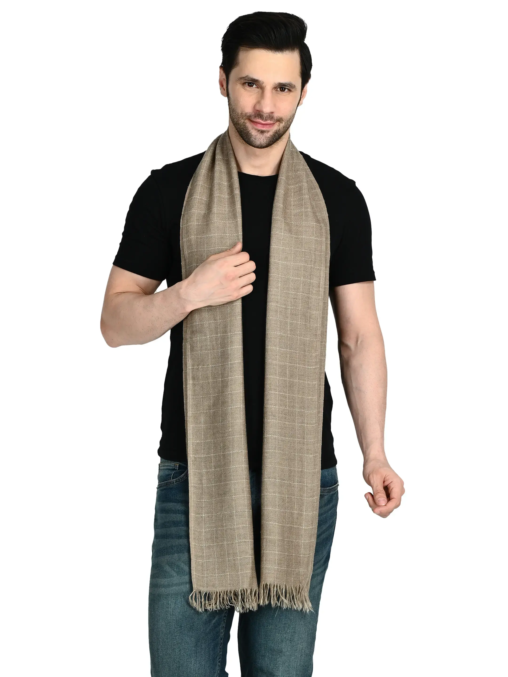 Image 1 of Pashmina Handwoven Scarf