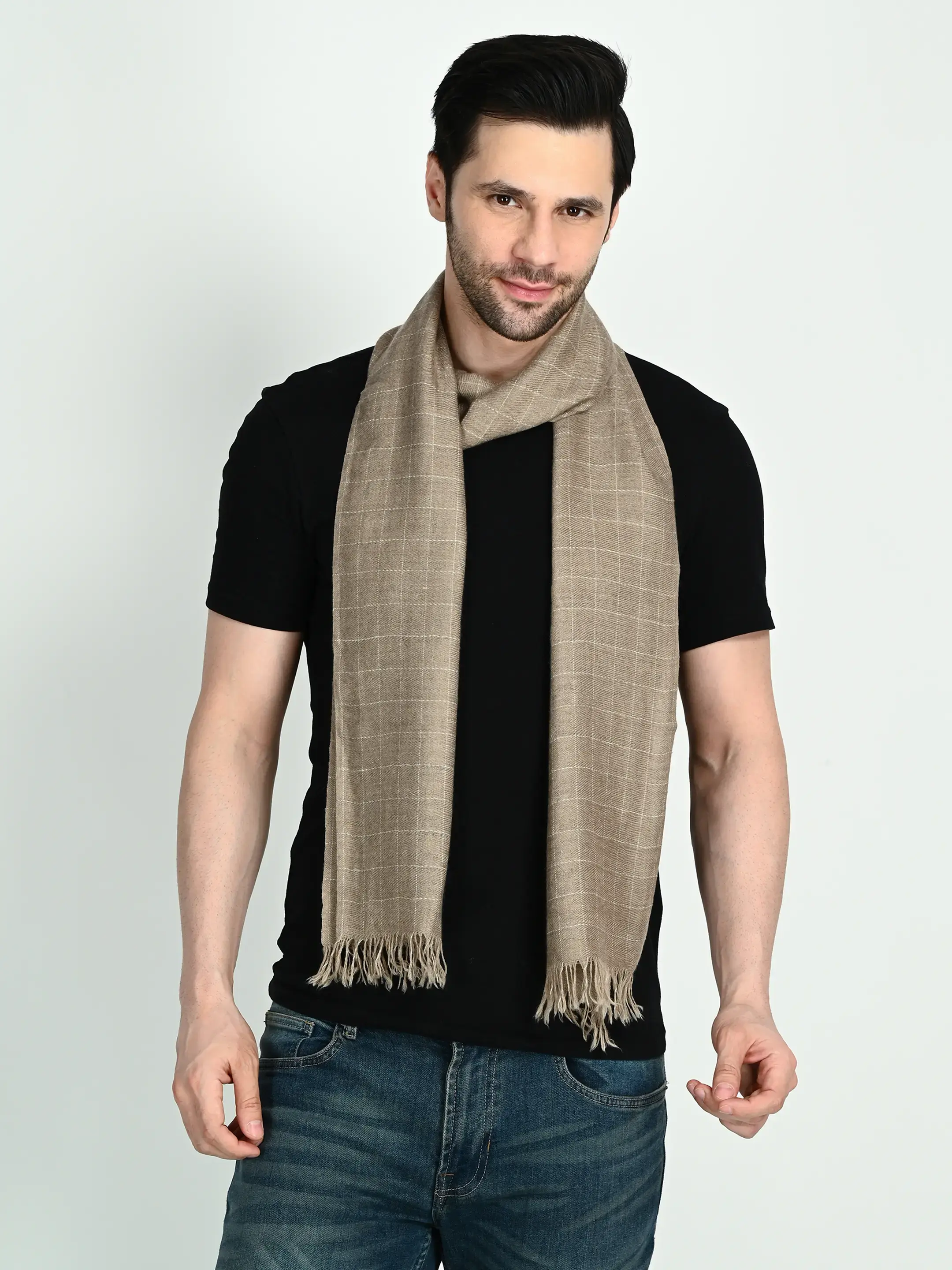 Image 3 of Pashmina Handwoven Scarf