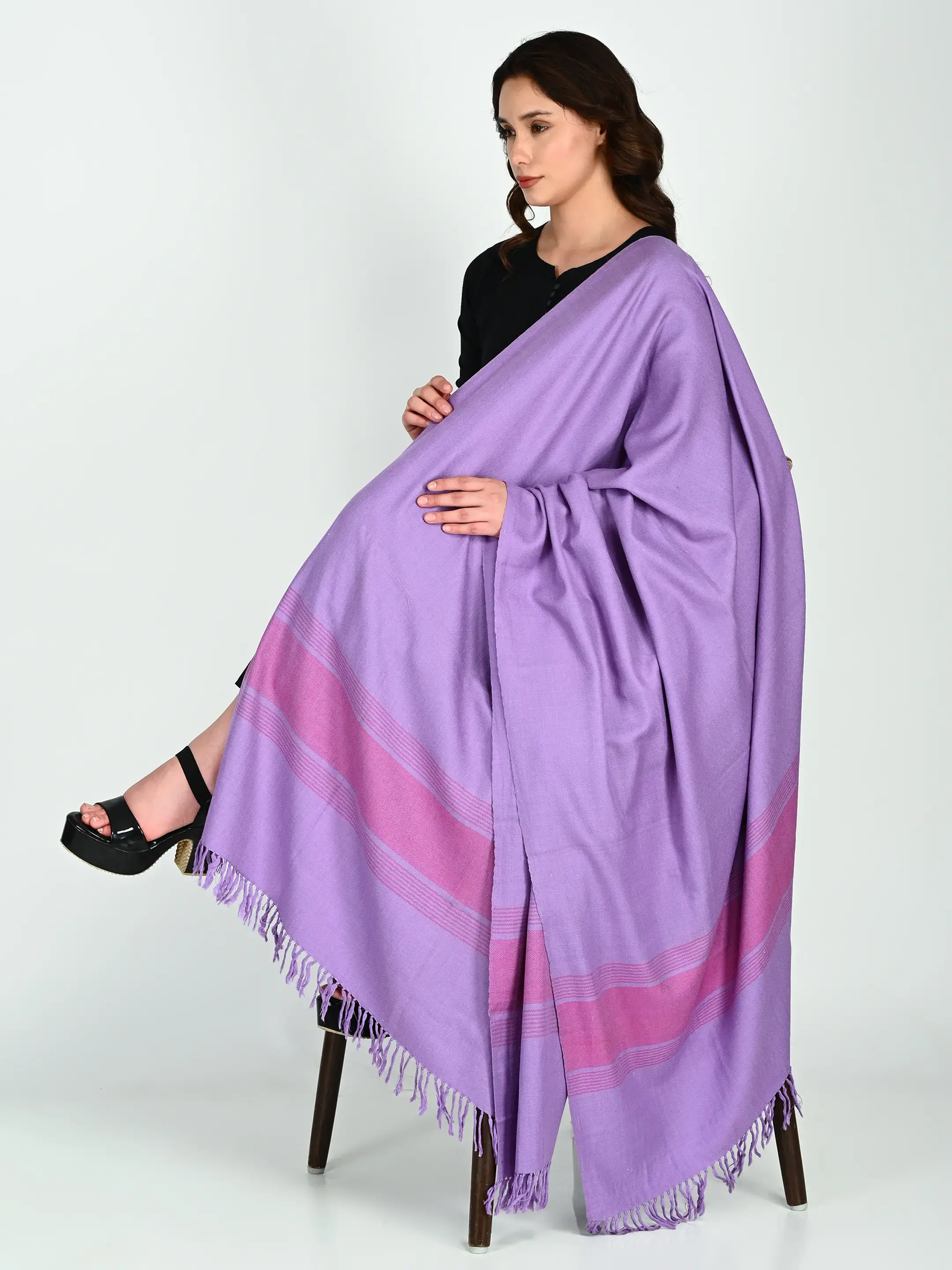 Image 1 of Super Find Handwoven Shawl